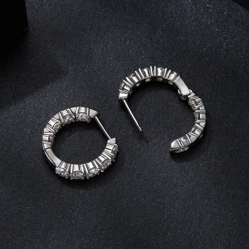 (image for) PANDORA Style Sparkling earrings (one certificate) - MSE069 - View 4