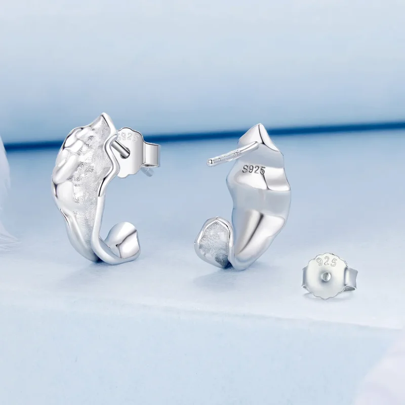 (image for) PANDORA Style Sparkling silver earrings - BSE1062 - View 2