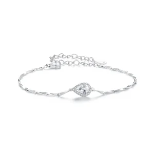 (image for) PANDORA Style Sparkling Water Drop Bracelet - BSB185