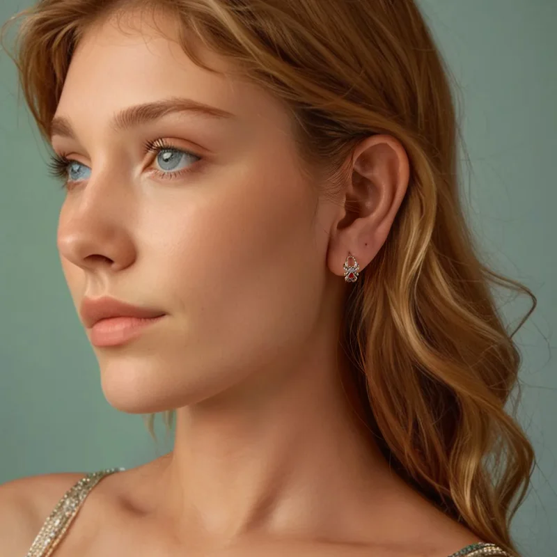 (image for) PANDORA Style Spider Earrings - SCE1799 - View 7