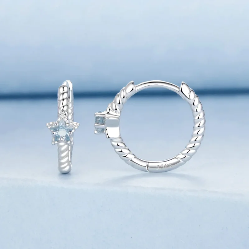 (image for) PANDORA Style Star Earrings - BSE1090 - View 2