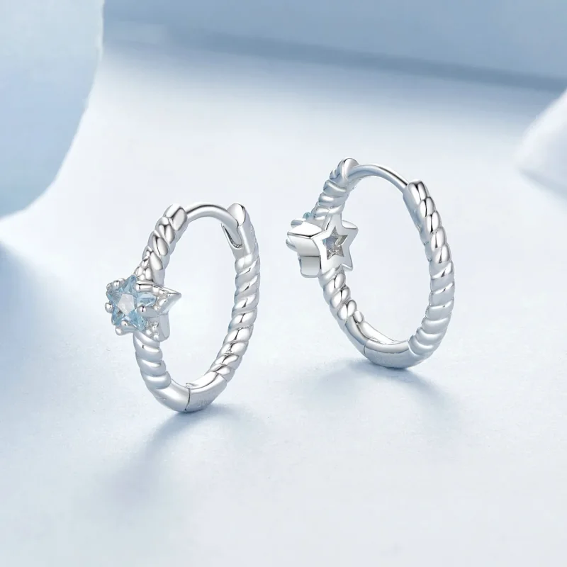(image for) PANDORA Style Star Earrings - BSE1090 - View 4