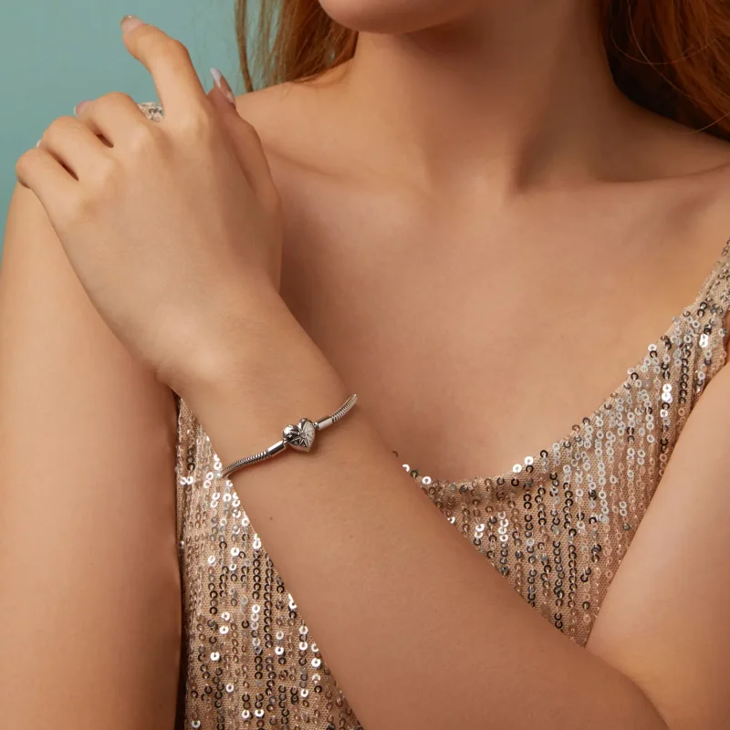 (image for) PANDORA Style Star Heart Basic Bracelet - BSB196 - View 3