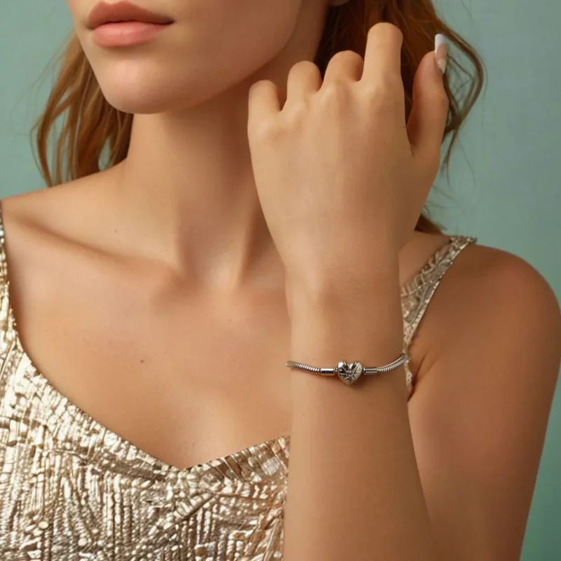 (image for) PANDORA Style Star Heart Basic Bracelet - BSB196 - View 9