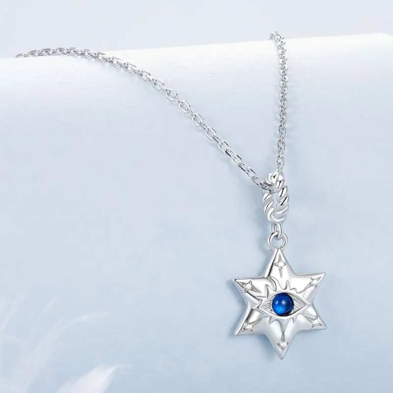 (image for) PANDORA Style Starburst Demon Eye Necklace - BSN397 - View 2