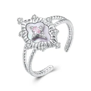 (image for) PANDORA Style Starlight Pink Shell Open Ring - YIR244-E