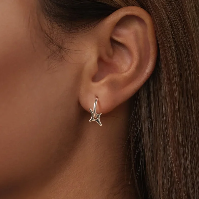 (image for) PANDORA Style Starry Earrings - BSE1083 - View 6