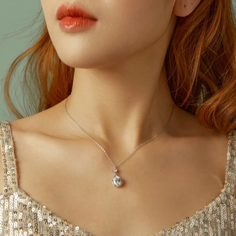 (image for) PANDORA Style Teardrop Necklace - BSN402 - View 7