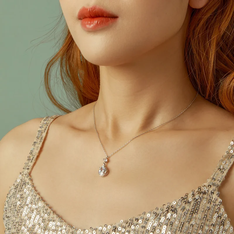(image for) PANDORA Style Teardrop Necklace - BSN402 - View 8