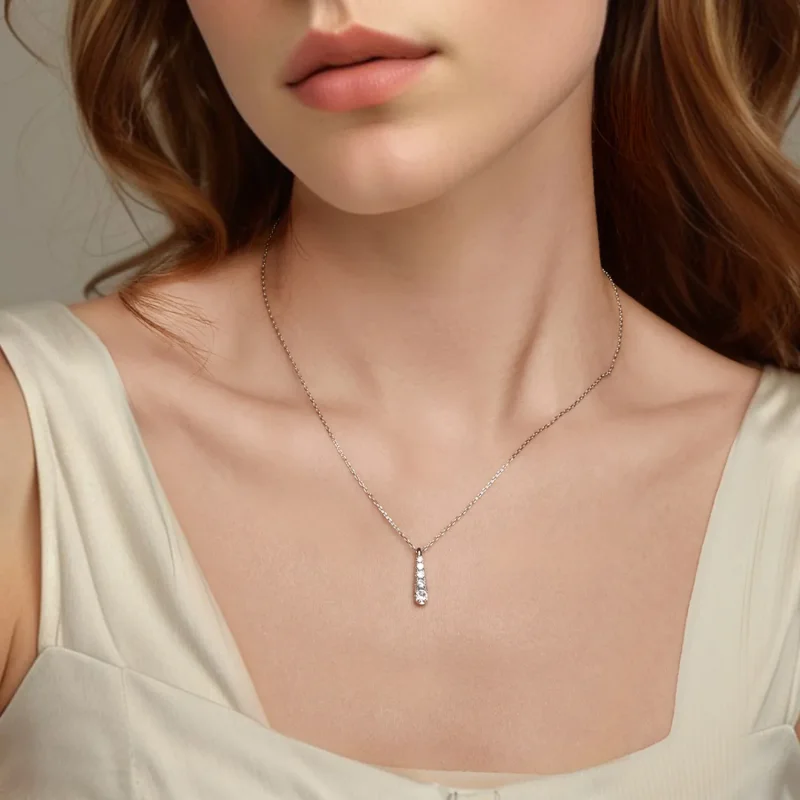 (image for) PANDORA Style Temperament water drop necklace - BSN399 - View 5
