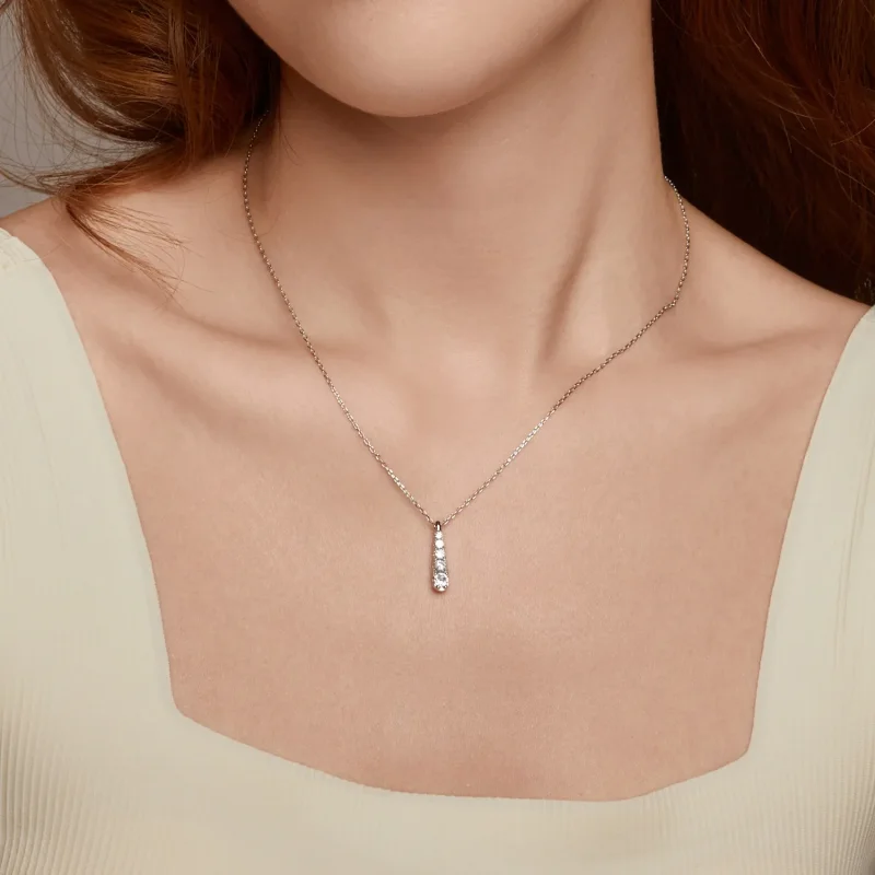 (image for) PANDORA Style Temperament water drop necklace - BSN399 - View 7