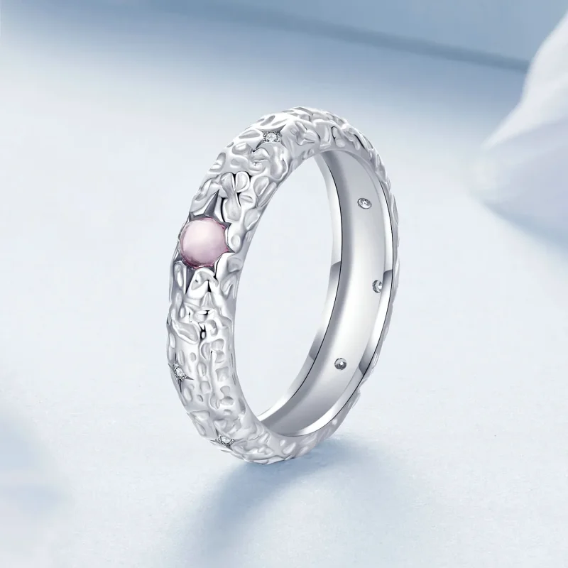 (image for) PANDORA Style Textured Wide Ring - BSR604 - View 2