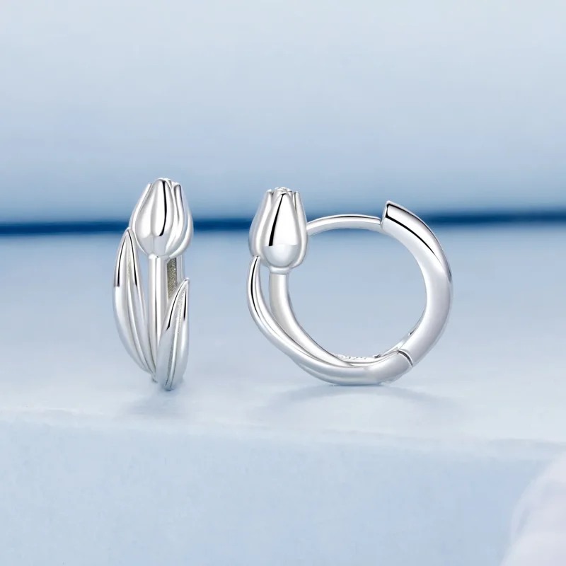(image for) PANDORA Style Tulip Earrings - BSE1085 - View 2
