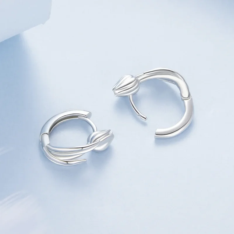 (image for) PANDORA Style Tulip Earrings - BSE1085 - View 4