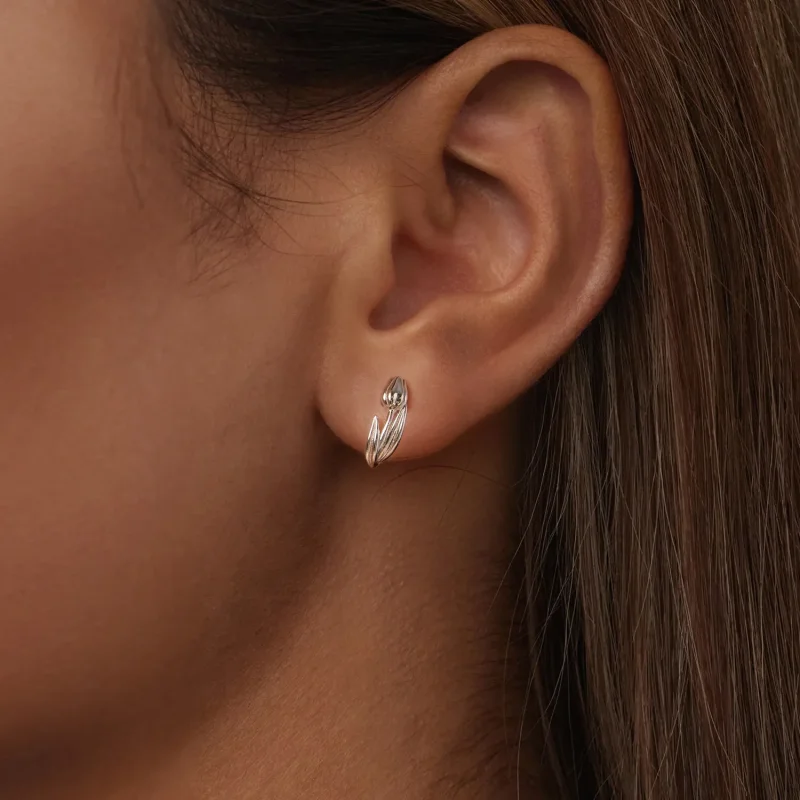 (image for) PANDORA Style Tulip Earrings - BSE1085 - View 6