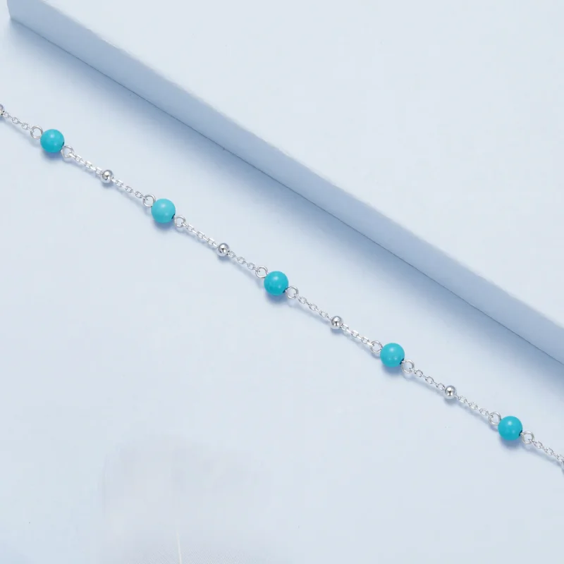 (image for) PANDORA Style Turquoise Bracelet - BSB197 - View 4