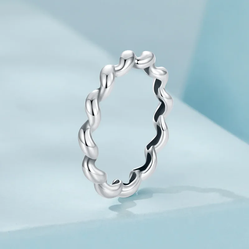 (image for) PANDORA Style Twisted metallic ring - SCR1047 - View 2