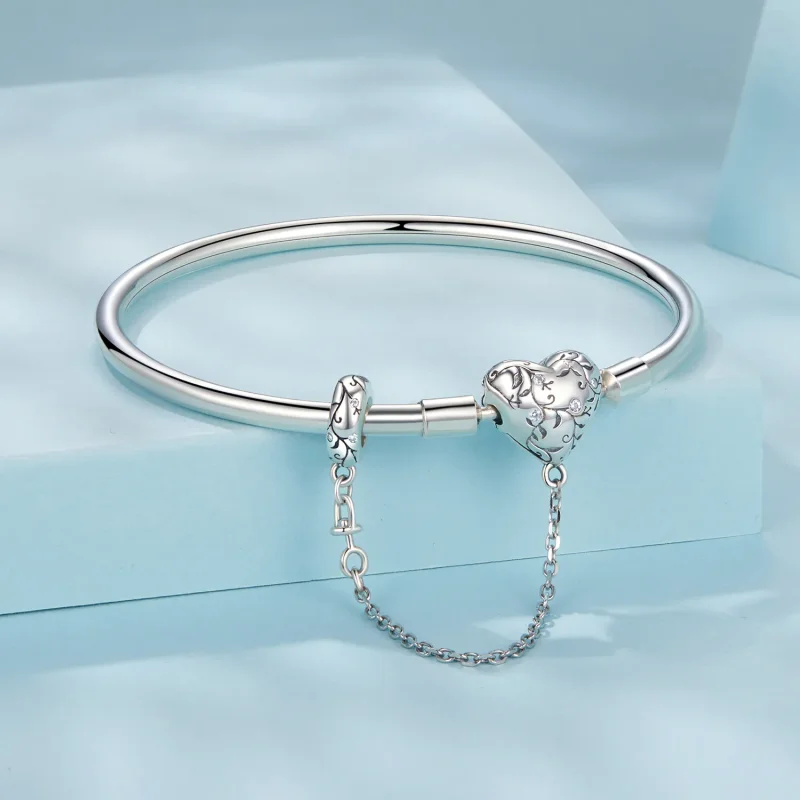 (image for) PANDORA Style Vintage Heart Bracelet - SCB287 - View 3