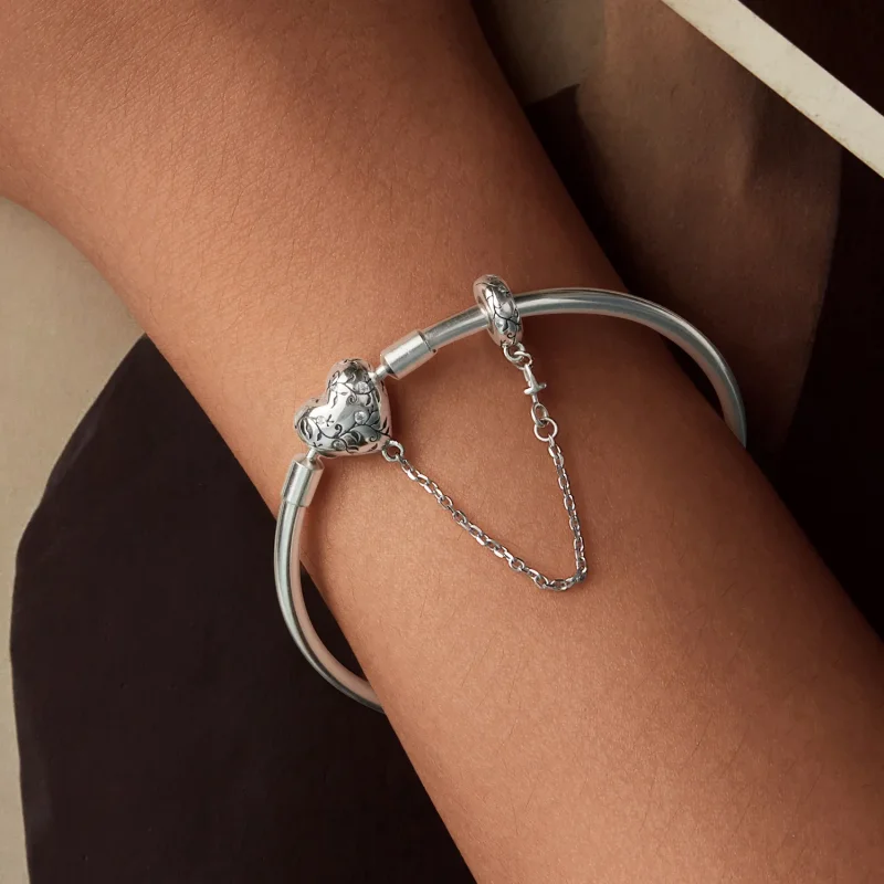 (image for) PANDORA Style Vintage Heart Bracelet - SCB287 - View 6