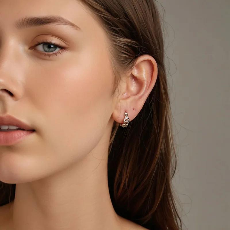 (image for) PANDORA Style Vintage palace pattern earrings - BSE1055 - View 7
