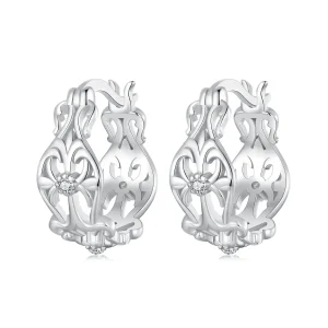 (image for) PANDORA Style Vintage palace pattern earrings - BSE1055