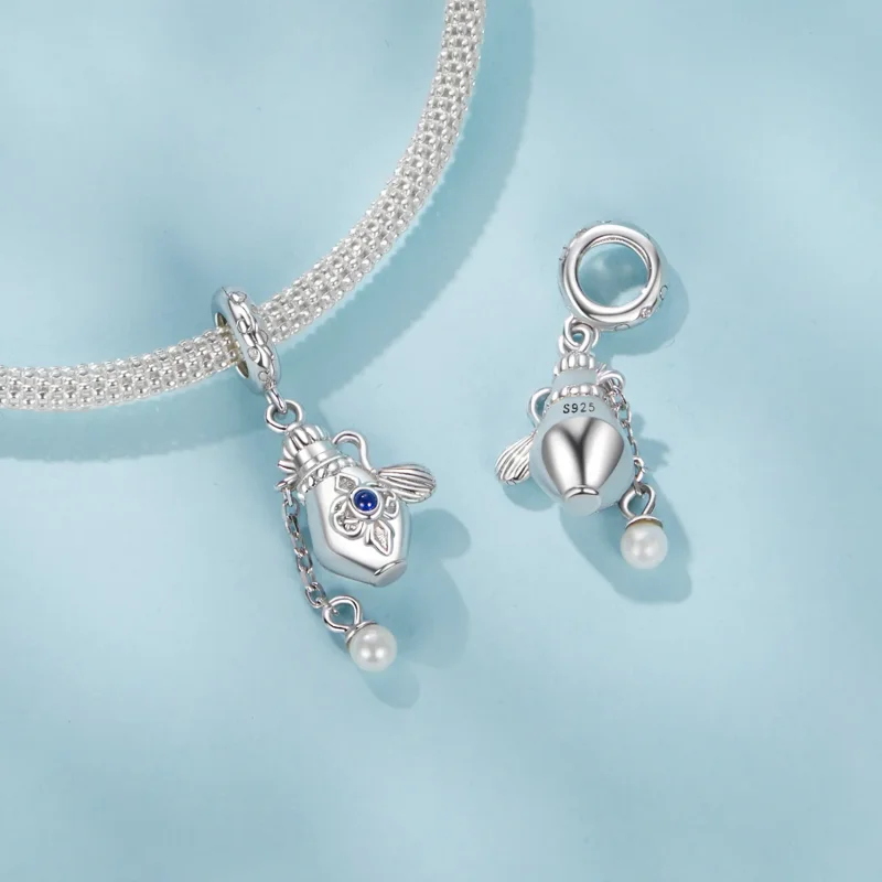 (image for) PANDORA Style Vintage Perfume Bottle Pendant - SCC2912 - View 4