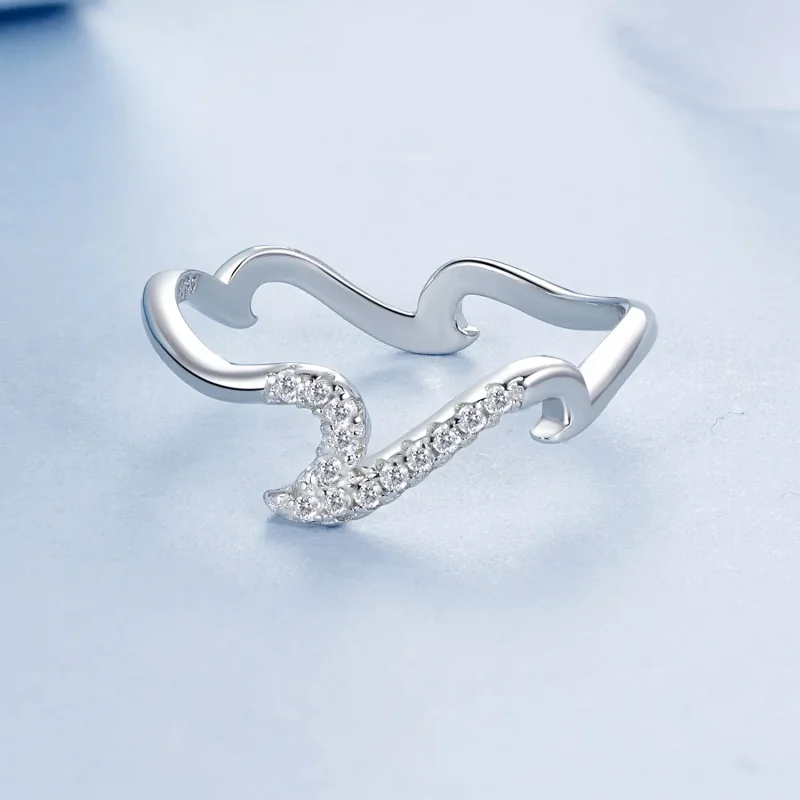 (image for) PANDORA Style Wave Ring - BSR587 - View 4