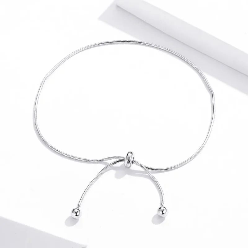 (image for) Silver Stylish Anklet - SCT016 - View 4