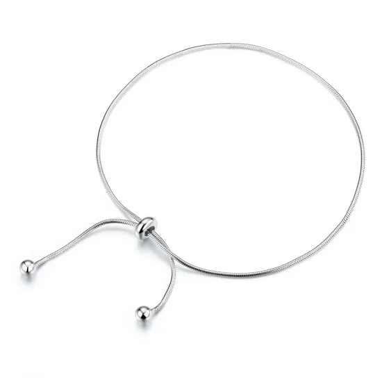 (image for) Silver Stylish Anklet - SCT016