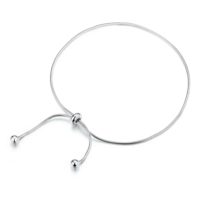(image for) Silver Stylish Anklet - SCT016
