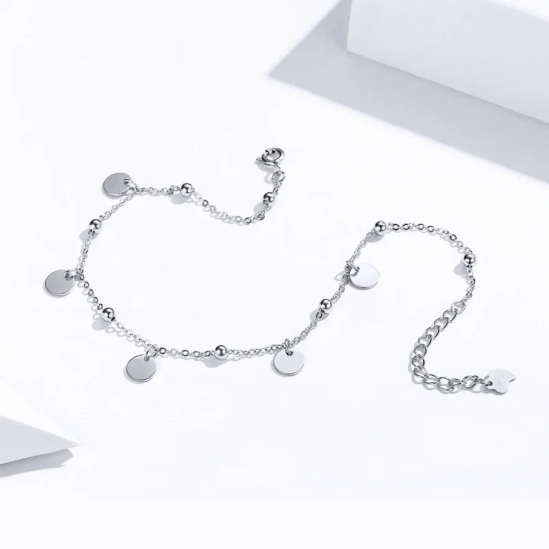 (image for) Silver The Memory Anklet - SCT011 - View 2