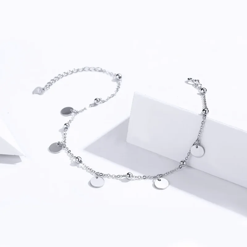 (image for) Silver The Memory Anklet - SCT011 - View 4