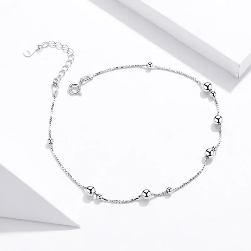 (image for) Silver The Relationship Anklet - SCT005 - View 2