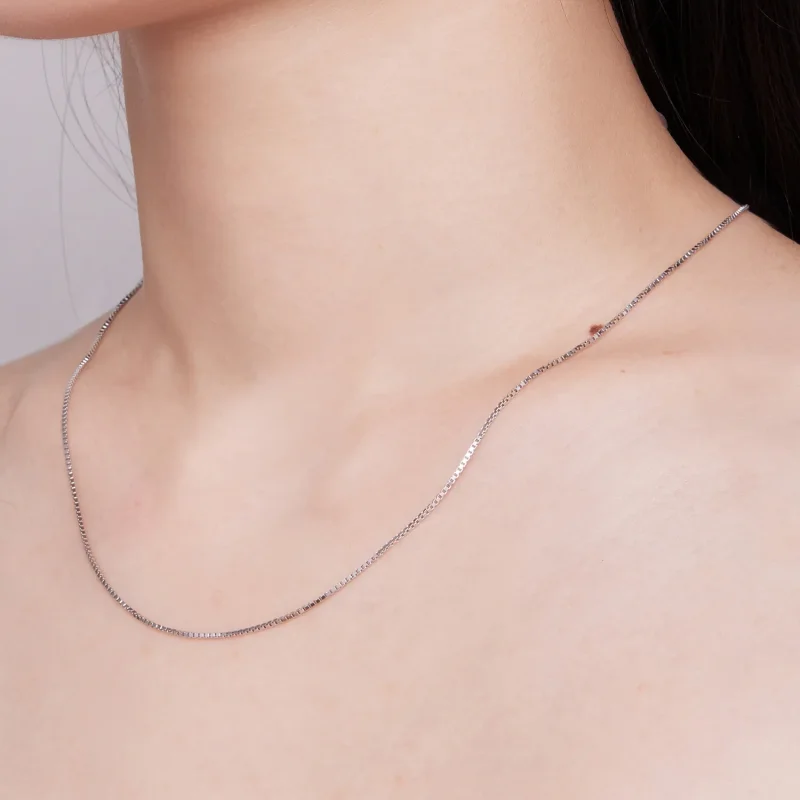 (image for) Pandora Style 0.8 Boxchain Basics Chain Necklace - SCA024 - View 6