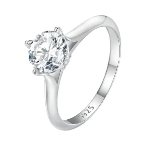 (image for) Pandora Style 1 Carat Moissanite Engagement Ring - MSR033