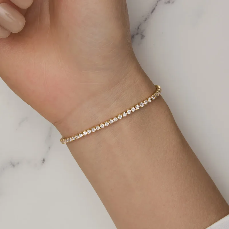 (image for) Pandora Style Affectionately Gold Plated Bracelet - SCB029-B - View 6