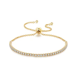 (image for) Pandora Style Affectionately Gold Plated Bracelet - SCB029-B