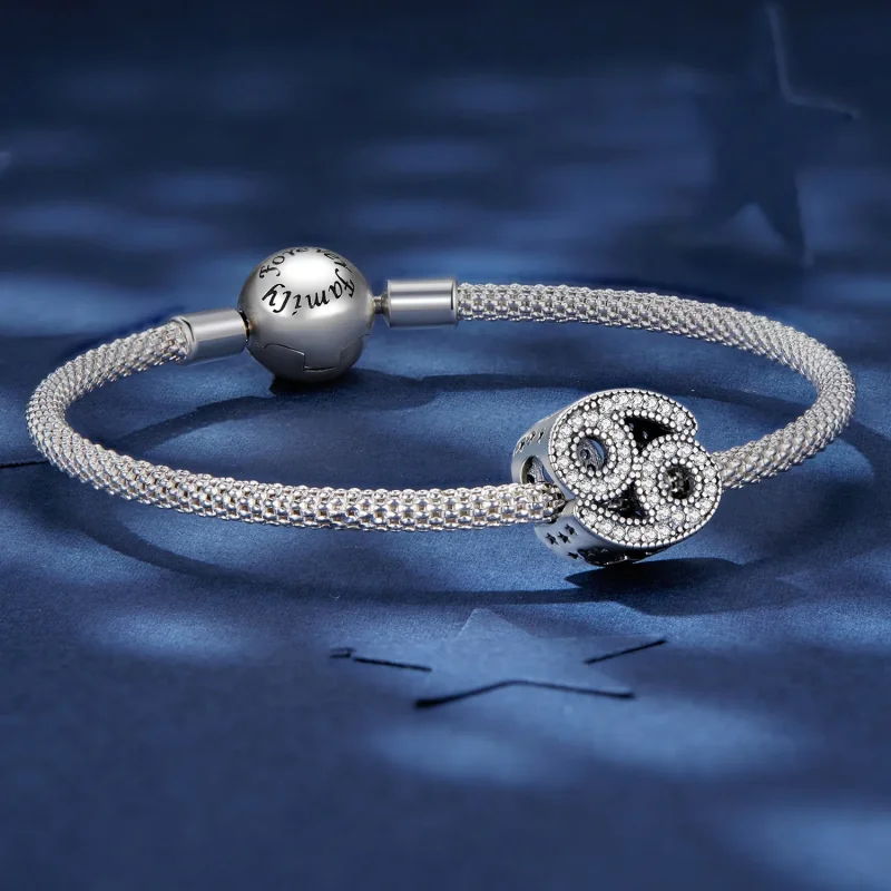 (image for) Pandora Style Cancer Lucky Zodiac Charm - SCC2516-4 - View 5