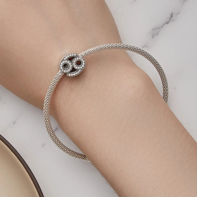 (image for) Pandora Style Cancer Lucky Zodiac Charm - SCC2516-4 - View 6