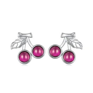 (image for) Pandora Style Cherry Stud Earrings - SCE1604