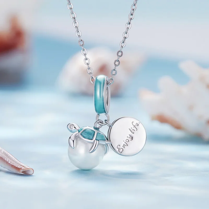 (image for) Pandora Style Enjoy Life Of Sea Turtles Pendant Charm - SCC2506 - View 2