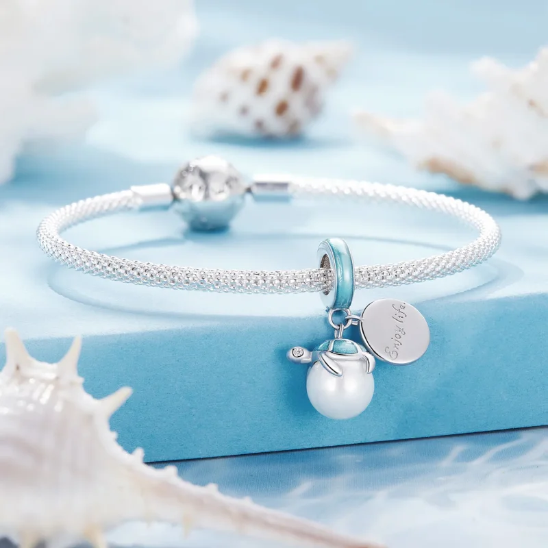 (image for) Pandora Style Enjoy Life Of Sea Turtles Pendant Charm - SCC2506 - View 3