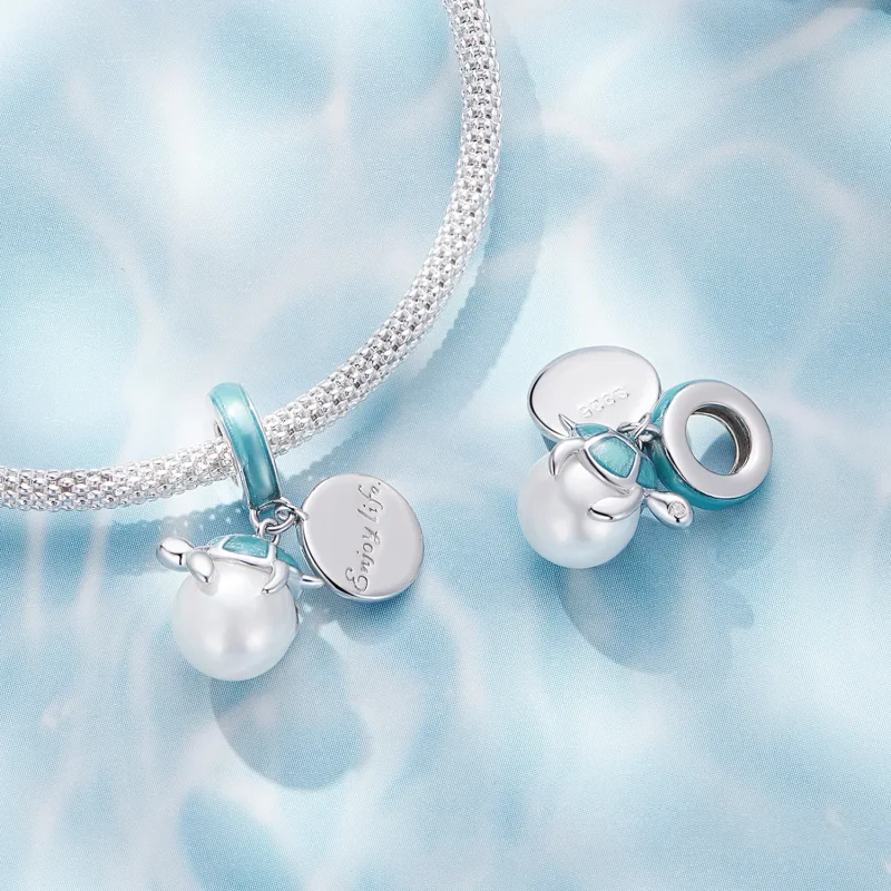 (image for) Pandora Style Enjoy Life Of Sea Turtles Pendant Charm - SCC2506 - View 4