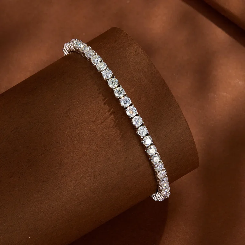 (image for) Pandora Style Fine Moissanite Bracelet - MSB005 - View 3