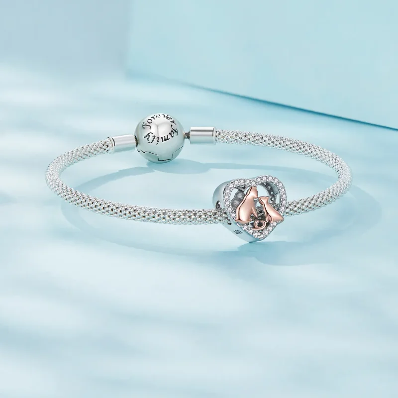 (image for) Pandora Style Kiss The Cat Charm - SCC2517 - View 5