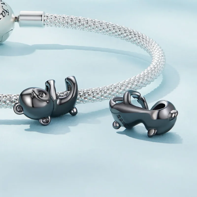 (image for) Pandora Style Little Bear Charm - SCC2508 - View 4