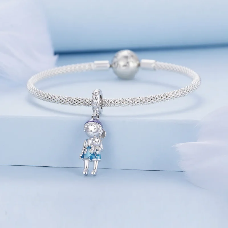 (image for) Pandora Style Little Boy Pendant Charm - BSC877 - View 3