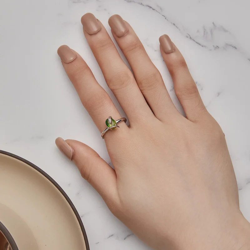 (image for) Pandora Style Little Snake Open Ring - BSR431 - View 4