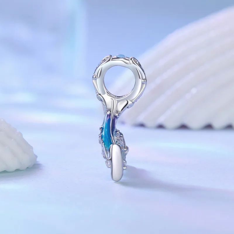 (image for) Pandora Style Mermaid Tail Charm - BSC876 - View 3