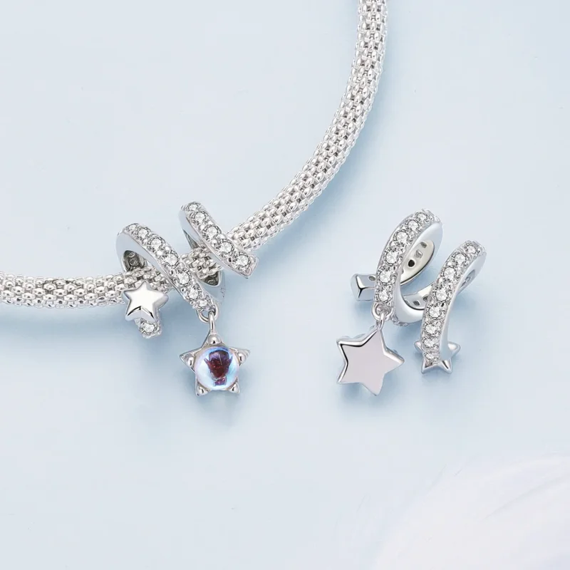 (image for) Pandora Style Meteor Shower Charm - BSC861 - View 4